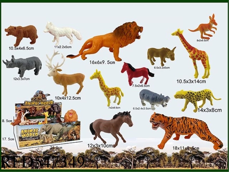 14PCS WILDLIFE SETS