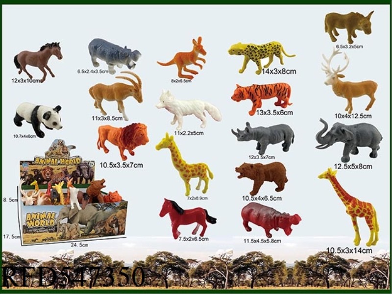 18PCS WILDLIFE SETS