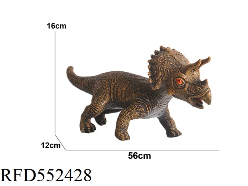 LARGE TRICERATOPS ENVIRONMENTAL PROTECTION PVC PADDED BELT IC
