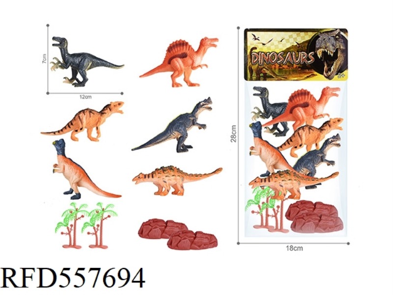 PVC DINOSAUR ANIMAL SET (10PCS)