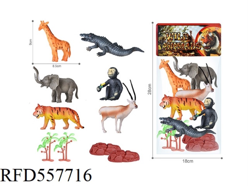PVC WILDLIFE SET (10PCS)
