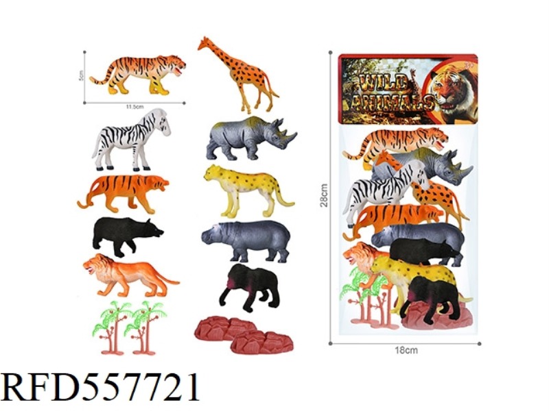 PVC WILDLIFE SET (14PCS)