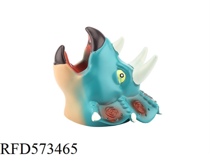 CARTOON TRICERATOPS HAND PUPPET