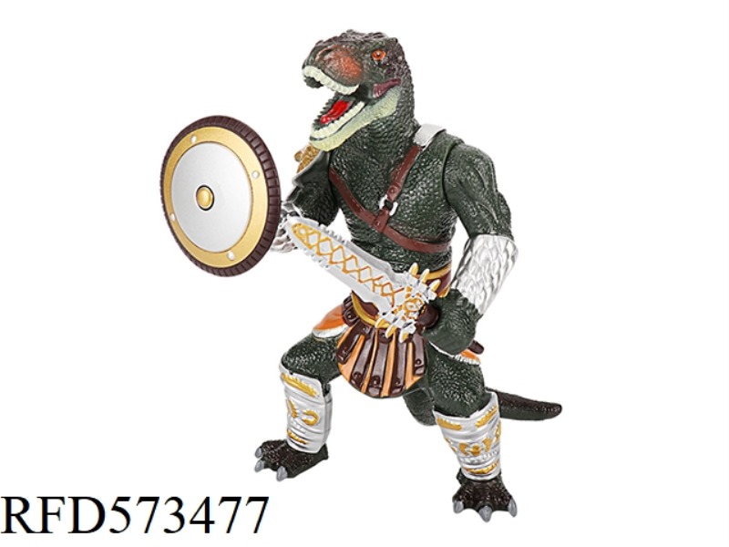 DINOSAUR WARRIOR TYRANNOSAURUS REX, RANDOM WITH 1 WEAPON