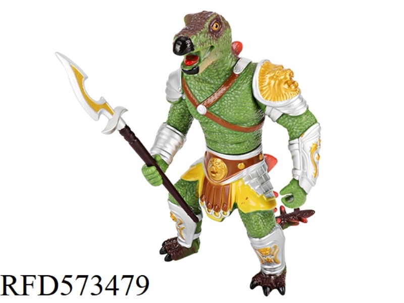 DINOSAUR WARRIOR STEGOSAURUS. RANDOM WITH 1 WEAPON