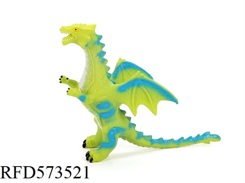 SINGLE HEADED DRAGON. - GREEN