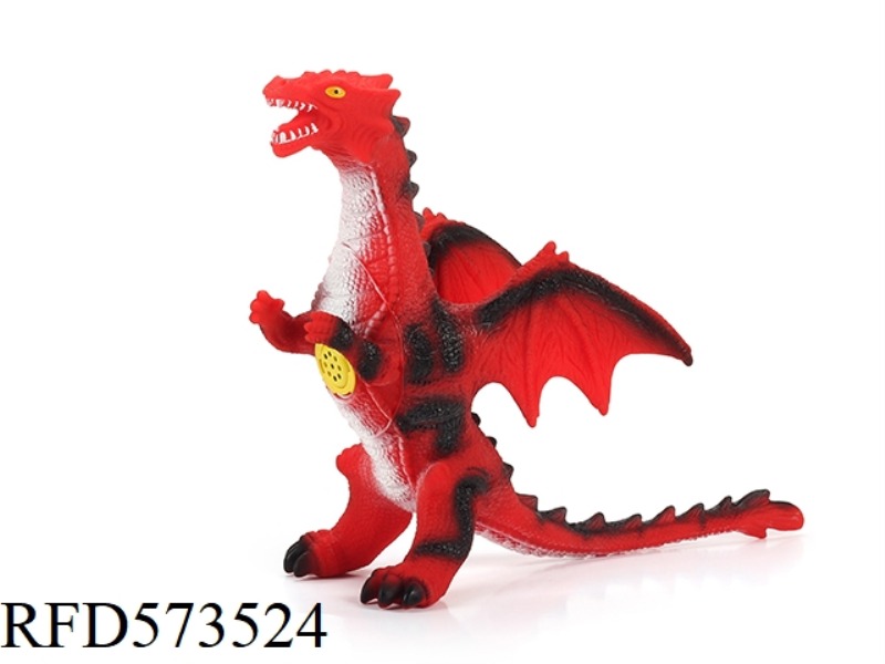 ONE HEADED DRAGON. - RED