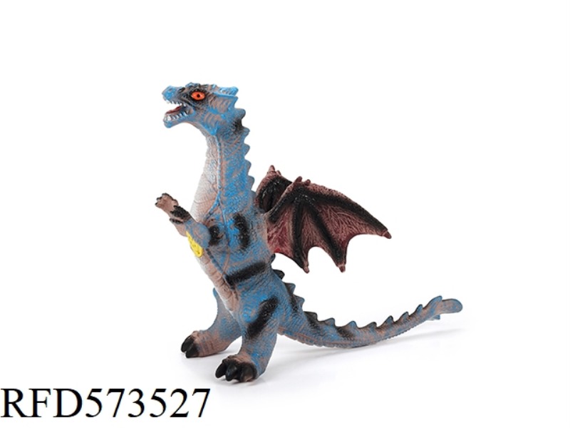 ONE HEADED DRAGON. - BLUE