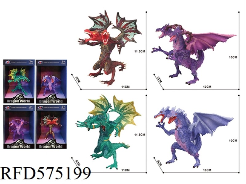 WARCRAFT DOUBLE HEAD DRAGON 4 MIXED