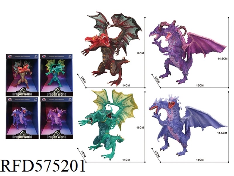 WARCRAFT DOUBLE HEAD DRAGON 4 MIXED