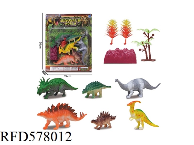 DINOSAUR ORNAMENT SET TOY FACTORY