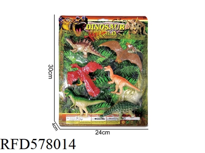 DINOSAUR ORNAMENT SET TOY FACTORY
