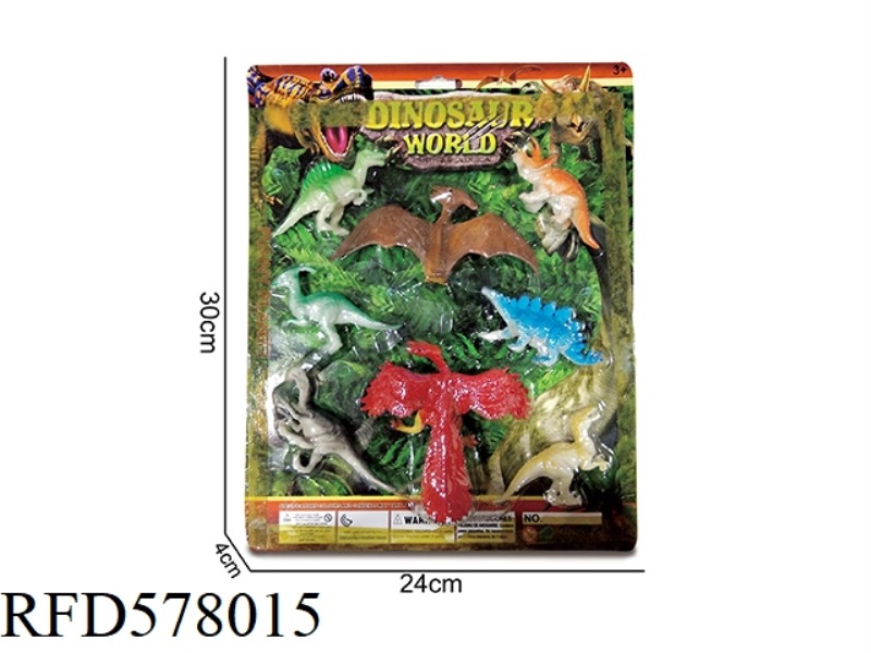 DINOSAUR ORNAMENT SET TOY FACTORY