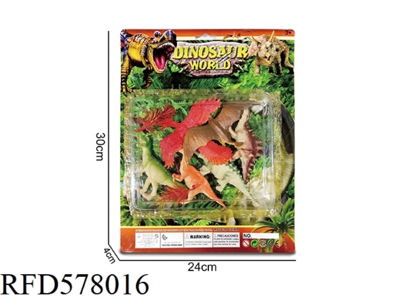 DINOSAUR ORNAMENT SET TOY FACTORY