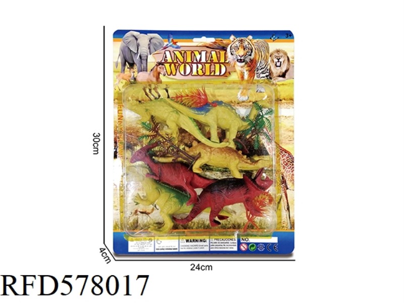 DINOSAUR ORNAMENT SET TOY FACTORY