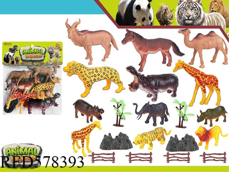 WILDLIFE SET 20PCS