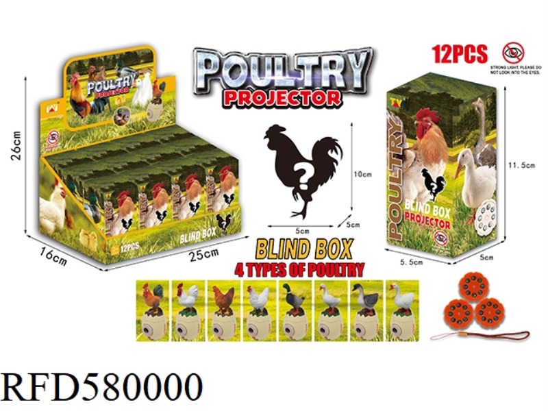 POULTRY BLIND BOX SERIES 12PCS
