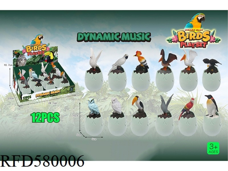 INTERESTING BIRD SOUND DYNAMIC MUSIC SERIES 12PCS