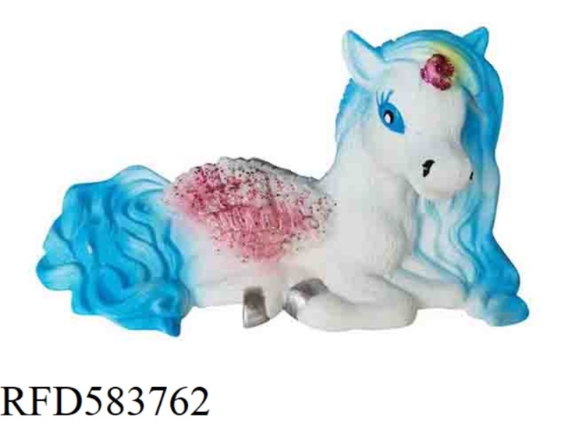 ELVES LIE ON HORSES.