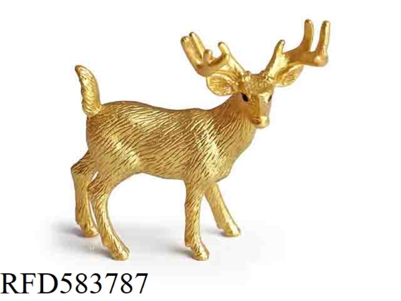 GOLD GONG WHITE-TAILED DEER (SMOOTH SURFACE)