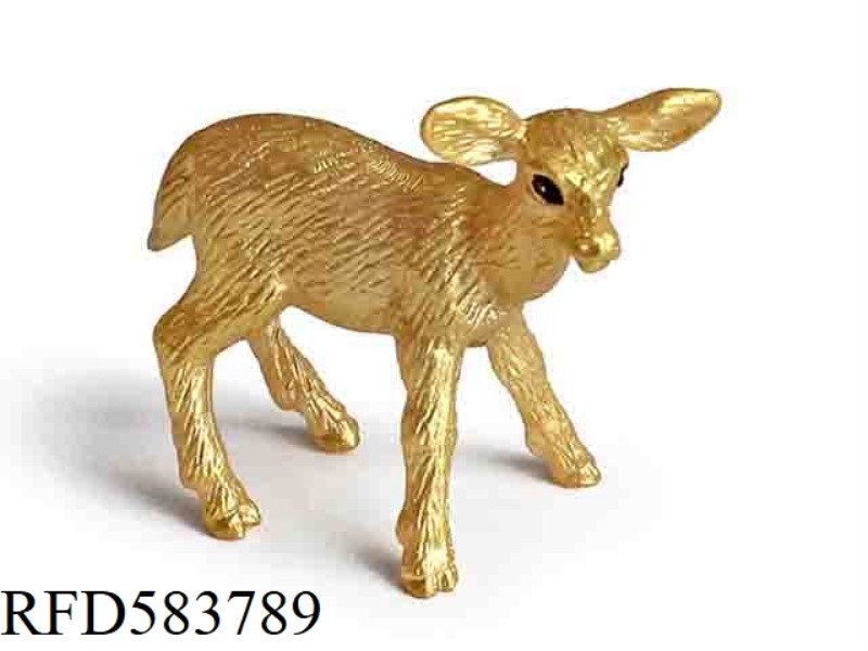 GOLDEN SMALL WHITE-TAILED DEER (SMOOTH)
