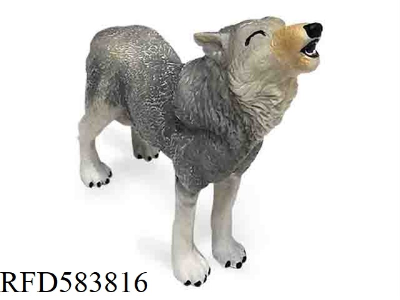 ROARING SIBERIAN WOLF KING