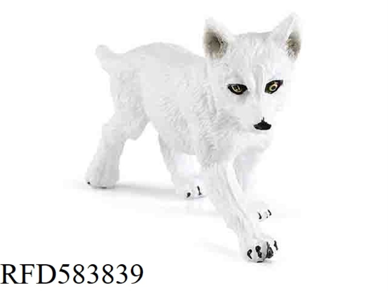 WALKING POSTURE LITTLE ARCTIC WOLF