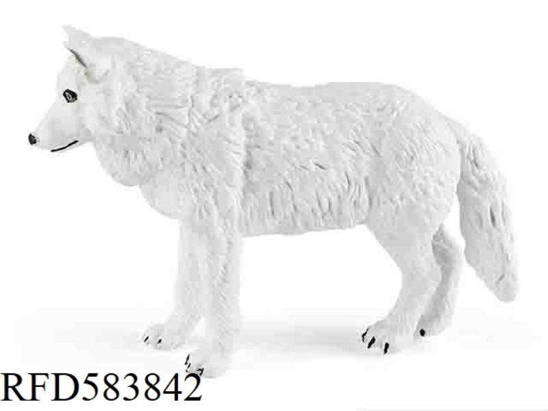 STANDING ARCTIC WOLF