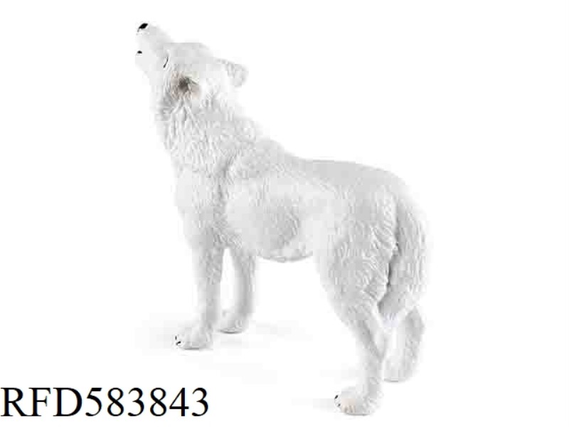 ROARING ARCTIC WOLF