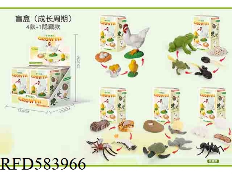 BLIND BOX (4 GROWTH CYCLES +1 HIDDEN MODEL) 4PCS