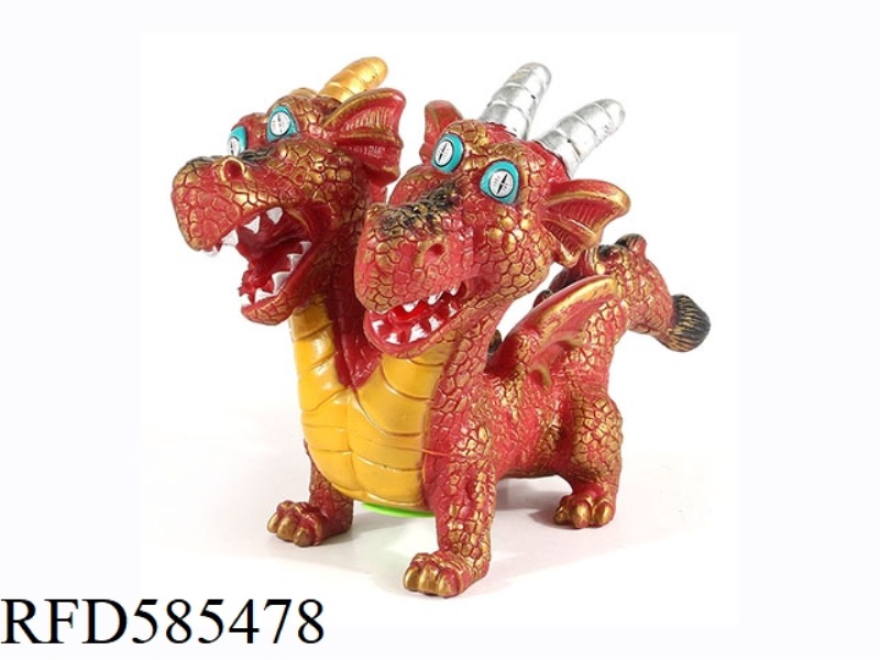 BABY DINOSAUR HAS A RED HEAD.