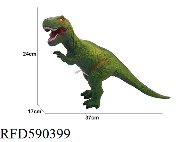 17-INCH SMALL TYRANNOSAURUS REX VINYL DINOSAUR WITH IC