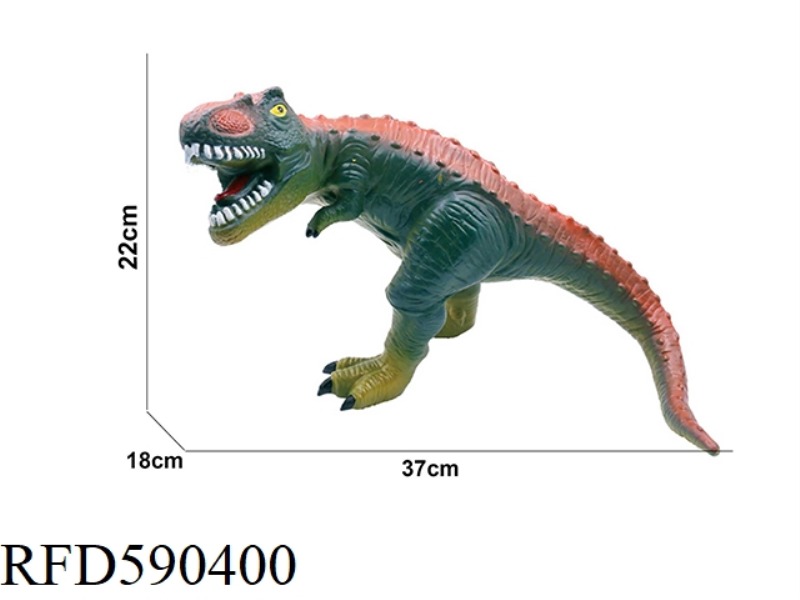 17 INCH SMALL TYRANNOSAURUS VINYL DINOSAUR WITH IC