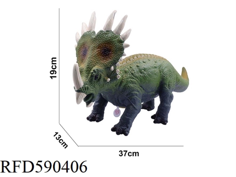 17-INCH TRUMPET DRAGON VINYL DINOSAUR WITH IC