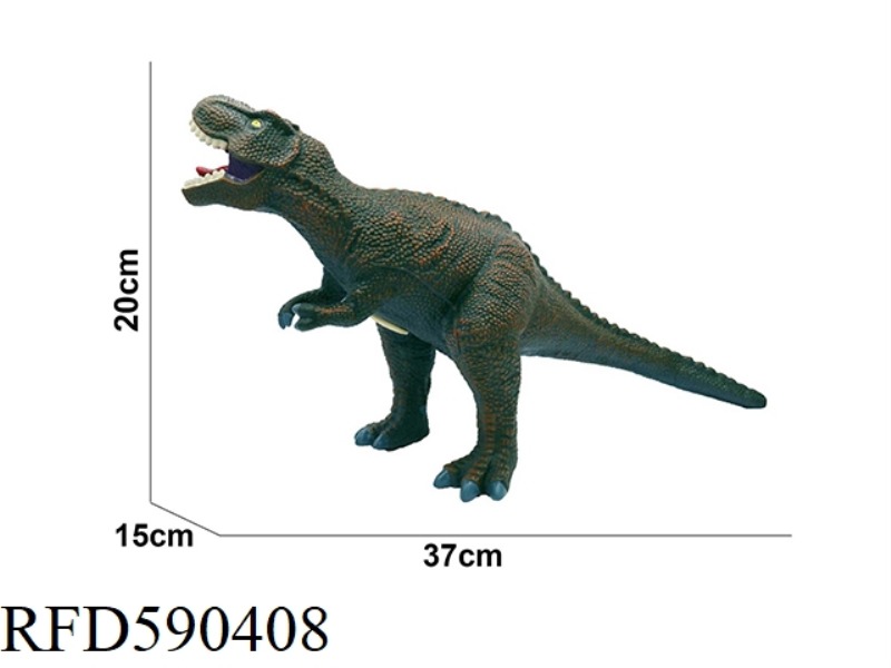 17-INCH TRUMPET TYRANNOSAURUS VINYL DINOSAUR WITH IC