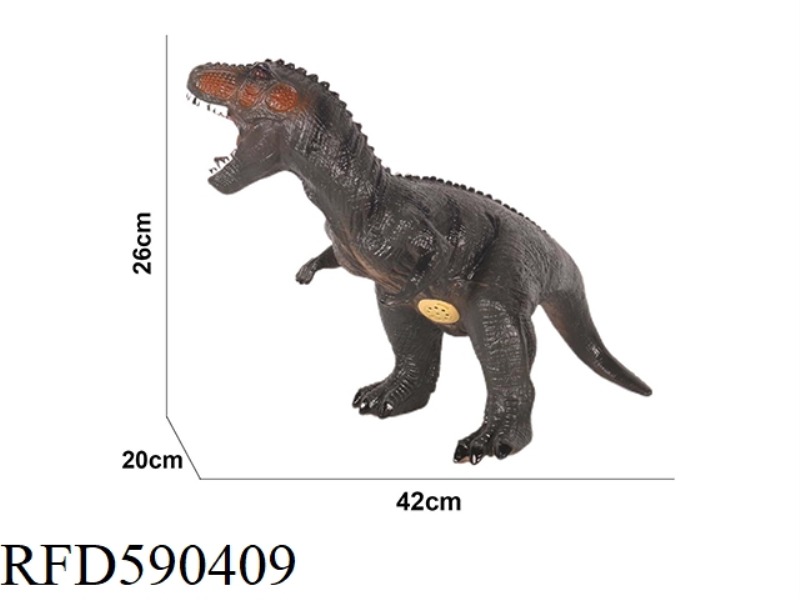 21-INCH LARGE ALLOSAURUS VINYL DINOSAUR WITH IC