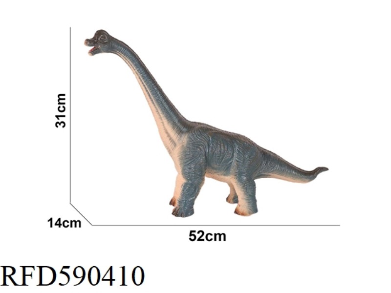 21-INCH LARGE LONG-NECKED DRAGON VINYL DINOSAUR WITH IC
