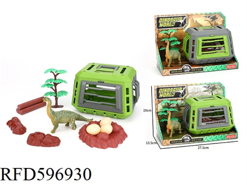 BRACHIOSAURUS WITH CAGE 12PCS