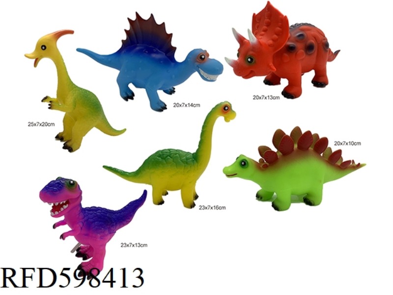 CARTOON DINOSAUR 6 MIXED PACK