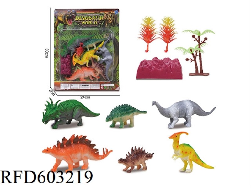 DINOSAUR ORNAMENT SET
