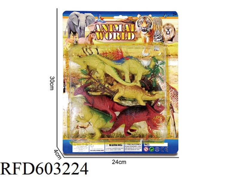 DINOSAUR ORNAMENT SET