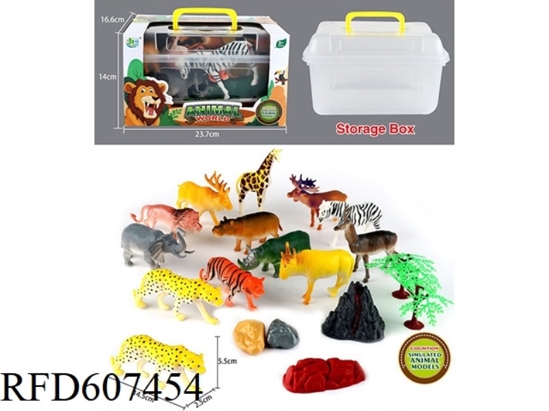 WILD ANIMALS (12PCS)