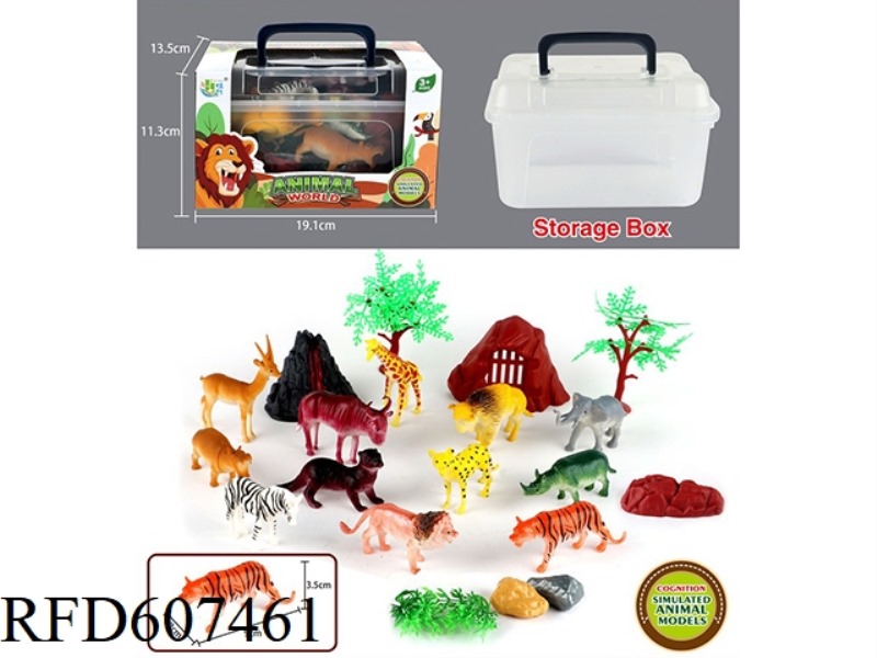 WILD ANIMALS (12PCS)