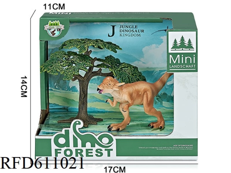 FOREST BOX DINOSAUR SCENE (BULBOUS DRAGON)