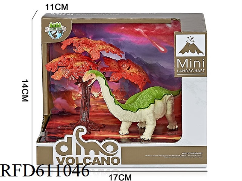 VOLCANO BOX DINOSAUR SCENE (CONFUSING DRAGON)