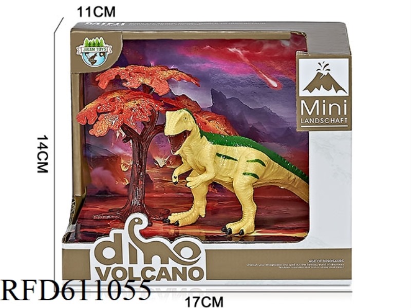 VOLCANO BOX DINOSAUR SCENE (SOUTHERN MONSTER DRAGON)