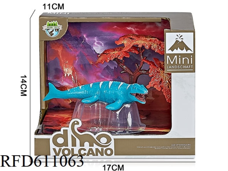 VOLCANO BOX DINOSAUR SCENE (CANGLONG)