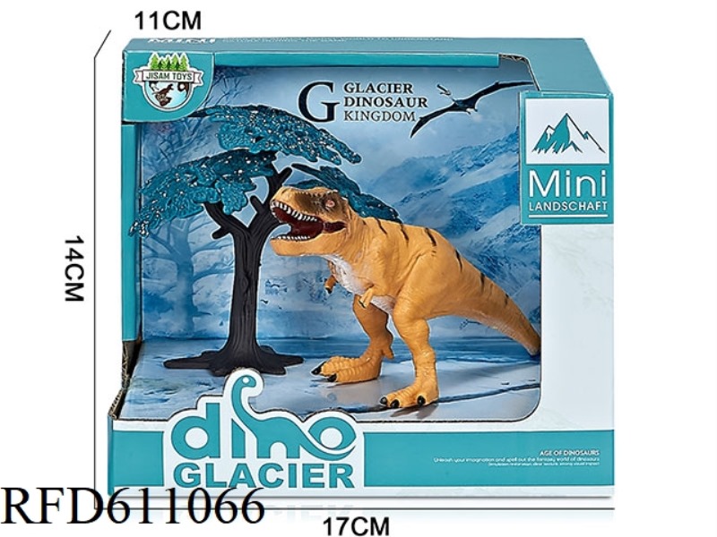 GLACIER BOX DINOSAUR SCENE (TYRANNOSAURUS REX)