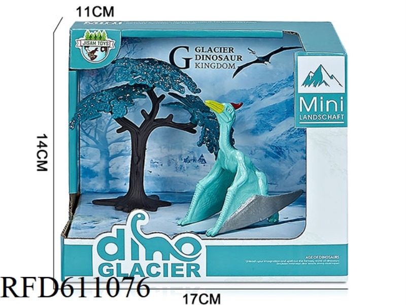 GLACIER BOX DINOSAUR SCENE (FENGSHEN PTEROSAUR)