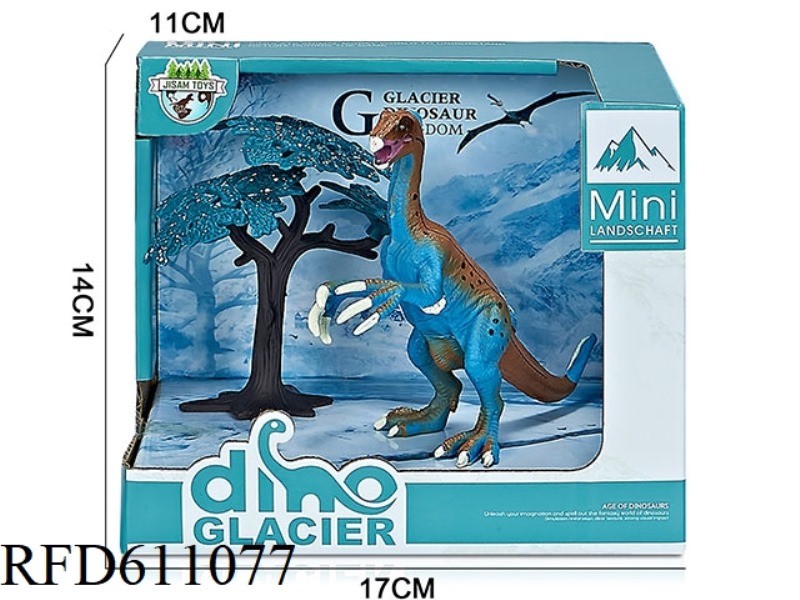 GLACIER BOX DINOSAUR SCENE (SICKLE DRAGON)